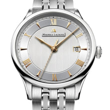 Laden Sie das Bild in den Galerie-Viewer, Maurice Lacroix Masterpiece Tradition Automatique Date MP6407-SS002-112-1 Herren-Armbanduhr Automatik Ø 38 mm Swiss Made Saphirglas NEU OVP. mit Box Papiere 2 Jahre Hersteller-Garantie
