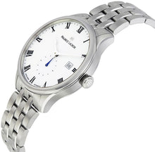Laden Sie das Bild in den Galerie-Viewer, Maurice Lacroix Masterpiece Tradition Petite Seconde MP6907-SS002-112-1 | Automatik Herrenuhr | Emailweiß | Saphirglas | Edelstahlband | NEU OVP | Box &amp; Papiere | 2 Jahre Garantie