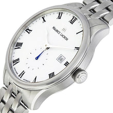 Laden Sie das Bild in den Galerie-Viewer, Maurice Lacroix Masterpiece Tradition Petite Seconde MP6907-SS002-112-1 | Automatik Herrenuhr | Emailweiß | Saphirglas | Edelstahlband | NEU OVP | Box &amp; Papiere | 2 Jahre Garantie