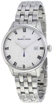 Laden Sie das Bild in den Galerie-Viewer, Maurice Lacroix Masterpiece Tradition Petite Seconde MP6907-SS002-112-1 | Automatik Herrenuhr | Emailweiß | Saphirglas | Edelstahlband | NEU OVP | Box &amp; Papiere | 2 Jahre Garantie