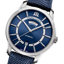 Laden Sie das Bild in den Galerie-Viewer, Maurice Lacroix Pontos Day Date PT6358-SS004-431-4 | Automatik Herrenuhr Swiss Made | Edelstahlgehäuse Zifferblatt Blau Saphirglas | NEU OVP | Box &amp; Papiere