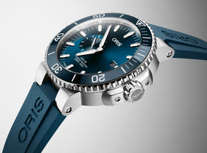 Oris Aquis Small Second Date 01 743 7733 4155-07 4 24 69EB Automatik Herren-Taucheruhr 500m NEU OVP