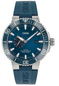 Oris Aquis Small Second Date 01 743 7733 4155-07 4 24 69EB Automatik Herren-Taucheruhr 500m NEU OVP
