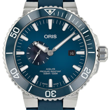 Laden Sie das Bild in den Galerie-Viewer, Oris Aquis Small Second Date 01 743 7733 4155-07 4 24 69EB Automatik Herren-Taucheruhr 500m NEU OVP