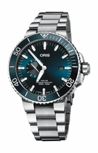 Laden Sie das Bild in den Galerie-Viewer, Oris Aquis Small Second Date 01 743 7733 4155-07 8 24 05PEB Automatik Herren-Taucheruhr 500m NEU OVP