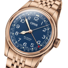 Laden Sie das Bild in den Galerie-Viewer, Oris Big Crown Pointer Date 01 754 7741 3165-07 8 20 01 | Automatik Herrenuhr Ø 40 mm | Full Bronze &amp; Blue Dial | Zeigerdatum Saphirglas | NEU OVP Box &amp; Papiere bis 3 Jahre Garantie