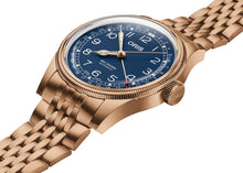 Laden Sie das Bild in den Galerie-Viewer, Oris Big Crown Pointer Date 01 754 7741 3165-07 8 20 01 | Automatik Herrenuhr Ø 40 mm | Full Bronze &amp; Blue Dial | Zeigerdatum Saphirglas | NEU OVP Box &amp; Papiere bis 3 Jahre Garantie