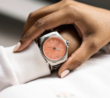 Laden Sie das Bild in den Galerie-Viewer, Oris Big Crown ProPilot X Calibre 400 01 400 7778 7158-07 7 20 01TLC | Automatik Herrenuhr 39 mm Titan | Salmon Dial | 5 Tage Gangreserve | Garantie 10 Jahre