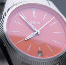 Laden Sie das Bild in den Galerie-Viewer, Oris Big Crown ProPilot X Calibre 400 01 400 7778 7158-07 7 20 01TLC | Automatik Herrenuhr 39 mm Titan | Salmon Dial | 5 Tage Gangreserve | Garantie 10 Jahre