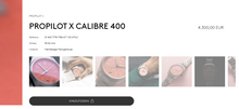 Laden Sie das Bild in den Galerie-Viewer, Oris Big Crown ProPilot X Calibre 400 01 400 7778 7158-07 7 20 01TLC | Automatik Herrenuhr 39 mm Titan | Salmon Dial | 5 Tage Gangreserve | Garantie 10 Jahre