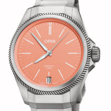 Laden Sie das Bild in den Galerie-Viewer, Oris Big Crown ProPilot X Calibre 400 01 400 7778 7158-07 7 20 01TLC | Automatik Herrenuhr 39 mm Titan | Salmon Dial | 5 Tage Gangreserve | Garantie 10 Jahre