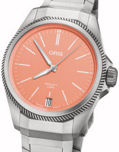 Laden Sie das Bild in den Galerie-Viewer, Oris Big Crown ProPilot X Calibre 400 01 400 7778 7158-07 7 20 01TLC | Automatik Herrenuhr 39 mm Titan | Salmon Dial | 5 Tage Gangreserve | Garantie 10 Jahre
