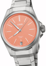 Laden Sie das Bild in den Galerie-Viewer, Oris Big Crown ProPilot X Calibre 400 01 400 7778 7158-07 7 20 01TLC | Automatik Herrenuhr 39 mm Titan | Salmon Dial | 5 Tage Gangreserve | Garantie 10 Jahre