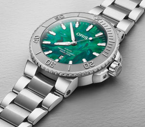 Oris Aquis Date X Bracenet 01 733 7730 4137-07 8 24 05PEB | 43,5 mm Automatik Herren-Taucheruhr | Edelstahlband Saphirglas Swiss Made Special Version | NEU OVP Box Papiere Garantie