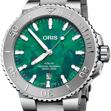 Laden Sie das Bild in den Galerie-Viewer, Oris Aquis Date X Bracenet 01 733 7730 4137-07 8 24 05PEB | 43,5 mm Automatik Herren-Taucheruhr | Edelstahlband Saphirglas Swiss Made Special Version | NEU OVP Box Papiere Garantie