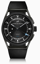 Laden Sie das Bild in den Galerie-Viewer, Porsche Design | 6023.4.02.005.07.2 | Novelty 1919 Globetimer UTC | All Black-Black | Automatik | COSC Chronometer | GMT | Datumsanzeige | Titan | Saphirglas | Swiss Made | NEU OVP | mit Box &amp; Papieren | COSC-Zertifikat | 2 Jahre Hersteller-Garantie