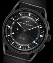 Laden Sie das Bild in den Galerie-Viewer, Porsche Design | 6023.4.02.005.07.2 | Novelty 1919 Globetimer UTC | All Black-Black | Automatik | COSC Chronometer | GMT | Datumsanzeige | Titan | Saphirglas | Swiss Made | NEU OVP | mit Box &amp; Papieren | COSC-Zertifikat | 2 Jahre Hersteller-Garantie