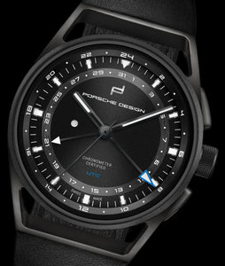 Porsche Design | 6023.4.02.005.07.2 | Novelty 1919 Globetimer UTC | All Black-Black | Automatik | COSC Chronometer | GMT | Datumsanzeige | Titan | Saphirglas | Swiss Made | NEU OVP | mit Box & Papieren | COSC-Zertifikat | 2 Jahre Hersteller-Garantie