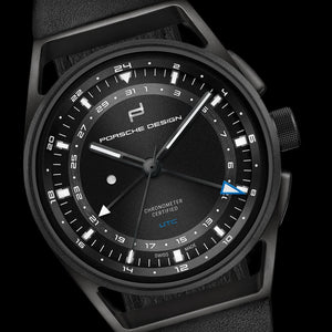Porsche Design | 6023.4.02.005.07.2 | Novelty 1919 Globetimer UTC | All Black-Black | Automatik | COSC Chronometer | GMT | Datumsanzeige | Titan | Saphirglas | Swiss Made | NEU OVP | mit Box & Papieren | COSC-Zertifikat | 2 Jahre Hersteller-Garantie