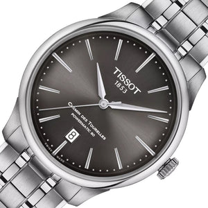 Tissot Chemin des Tourelles Powermatic 80 T139.807.11.061.00 | Automatik Herrenuhr 39 mm | Gangreserve 80h | Zifferblatt anthrazit | Saphirglas | Swiss Made | NEU OVP mit Box & Papiere
