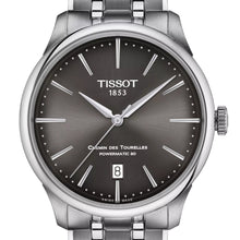 Laden Sie das Bild in den Galerie-Viewer, Tissot Chemin des Tourelles Powermatic 80 T139.807.11.061.00 | Automatik Herrenuhr 39 mm | Gangreserve 80h | Zifferblatt anthrazit | Saphirglas | Swiss Made | NEU OVP mit Box &amp; Papiere