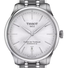 Laden Sie das Bild in den Galerie-Viewer, Tissot Chemin des Tourelles Powermatic 80 T139.807.11.031.00 | Automatik Herrenuhr 39 mm | Gangreserve 80h | Zifferblatt silber | Saphirglas | Swiss Made | NEU OVP mit Box &amp; Papiere | 2 Jahre Hersteller-Garantie