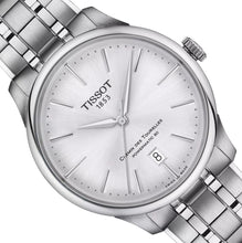 Laden Sie das Bild in den Galerie-Viewer, Tissot Chemin des Tourelles Powermatic 80 T139.807.11.031.00 | Automatik Herrenuhr 39 mm | Gangreserve 80h | Zifferblatt silber | Saphirglas | Swiss Made | NEU OVP mit Box &amp; Papiere | 2 Jahre Hersteller-Garantie