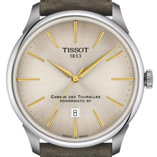 Laden Sie das Bild in den Galerie-Viewer, Tissot Chemin des Tourelles Powermatic 80 T139.407.16.261.00 | Automatik Herrenuhr 42 mm | Lederband | 80h Gangreserve | Saphirglas | Swiss Made | NEU &amp; OVP mit Box Papiere 2 Jahre Hersteller-Garantie