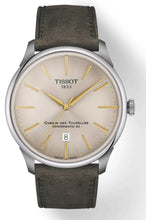 Laden Sie das Bild in den Galerie-Viewer, Tissot Chemin des Tourelles Powermatic 80 T139.407.16.261.00 | Automatik Herrenuhr 42 mm | Lederband | 80h Gangreserve | Saphirglas | Swiss Made | NEU &amp; OVP mit Box Papiere 2 Jahre Hersteller-Garantie