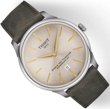 Laden Sie das Bild in den Galerie-Viewer, Tissot Chemin des Tourelles Powermatic 80 T139.407.16.261.00 | Automatik Herrenuhr 42 mm | Lederband | 80h Gangreserve | Saphirglas | Swiss Made | NEU &amp; OVP mit Box Papiere 2 Jahre Hersteller-Garantie