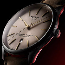 Laden Sie das Bild in den Galerie-Viewer, Tissot Chemin des Tourelles Powermatic 80 T139.407.16.261.00 | Automatik Herrenuhr 42 mm | Lederband | 80h Gangreserve | Saphirglas | Swiss Made | NEU &amp; OVP mit Box Papiere 2 Jahre Hersteller-Garantie
