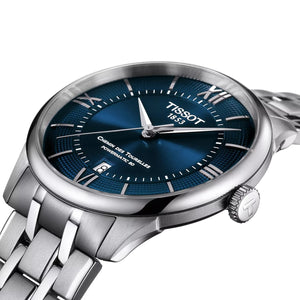 Tissot Chemin des Tourelles Powermatic 80 T139.807.11.048.00 | Automatik Herrenuhr 39 mm | Gangreserve 80h | Zifferblatt blau | Saphirglas | Swiss Made | NEU OVP mit Box & Papiere
