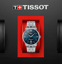 Laden Sie das Bild in den Galerie-Viewer, Tissot Chemin des Tourelles Powermatic 80 T139.807.11.048.00 | Automatik Herrenuhr 39 mm | Gangreserve 80h | Zifferblatt blau | Saphirglas | Swiss Made | NEU OVP mit Box &amp; Papiere