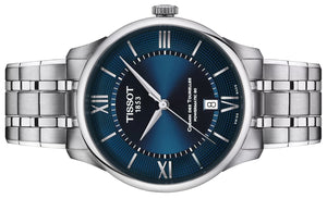 Tissot Chemin des Tourelles Powermatic 80 T139.807.11.048.00 | Automatik Herrenuhr 39 mm | Gangreserve 80h | Zifferblatt blau | Saphirglas | Swiss Made | NEU OVP mit Box & Papiere
