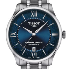 Laden Sie das Bild in den Galerie-Viewer, Tissot Chemin des Tourelles Powermatic 80 T139.807.11.048.00 | Automatik Herrenuhr 39 mm | Gangreserve 80h | Zifferblatt blau | Saphirglas | Swiss Made | NEU OVP mit Box &amp; Papiere