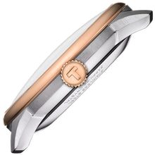 Laden Sie das Bild in den Galerie-Viewer, Tissot Chemin des Tourelles Powermatic 80 T139.807.22.038.00 | Automatik Herrenuhr 39 mm | Bicolor Roségold | Gangreserve 80h | Zifferblatt silber | Saphirglas | Swiss Made | NEU OVP mit Box &amp; Papiere