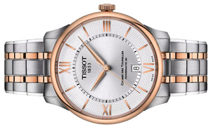 Tissot Chemin des Tourelles Powermatic 80 T139.807.22.038.00 | Automatik Herrenuhr 39 mm | Bicolor Roségold | Gangreserve 80h | Zifferblatt silber | Saphirglas | Swiss Made | NEU OVP mit Box & Papiere