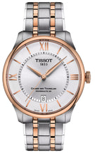 Laden Sie das Bild in den Galerie-Viewer, Tissot Chemin des Tourelles Powermatic 80 T139.807.22.038.00 | Automatik Herrenuhr 39 mm | Bicolor Roségold | Gangreserve 80h | Zifferblatt silber | Saphirglas | Swiss Made | NEU OVP mit Box &amp; Papiere