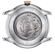 Laden Sie das Bild in den Galerie-Viewer, Tissot Chemin des Tourelles Powermatic 80 T139.807.22.038.00 | Automatik Herrenuhr 39 mm | Bicolor Roségold | Gangreserve 80h | Zifferblatt silber | Saphirglas | Swiss Made | NEU OVP mit Box &amp; Papiere