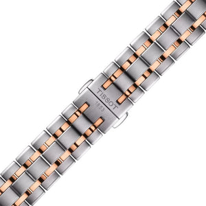 Tissot Chemin des Tourelles Powermatic 80 T139.807.22.038.00 | Automatik Herrenuhr 39 mm | Bicolor Roségold | Gangreserve 80h | Zifferblatt silber | Saphirglas | Swiss Made | NEU OVP mit Box & Papiere