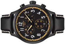 Laden Sie das Bild in den Galerie-Viewer, Tissot Chrono XL T1166173605202 | Herrenuhr Quarz Chrono Ø 45 mm | Schwarz PVD | Lederband Schwarz | Saphirglas | Swiss Made | NEU OVP. mit 2 Jahren Hersteller-Garantie