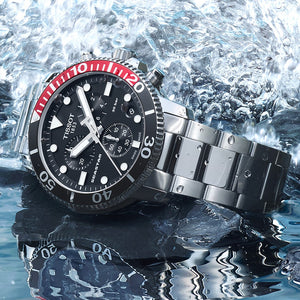 Tissot Seastar 1000 Chronograph | T1204171105101 | Herrenuhr | Taucheruhr | Quarz | 45,5 mm | Swiss Made | Saphirglas | NEU OVP mit Box & Papieren | 2 Jahre Garantie