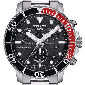 Tissot Seastar 1000 Chronograph | T1204171105101 | Herrenuhr | Taucheruhr | Quarz | 45,5 mm | Swiss Made | Saphirglas | NEU OVP mit Box & Papieren | 2 Jahre Garantie