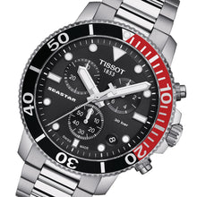 Laden Sie das Bild in den Galerie-Viewer, Tissot Seastar 1000 Chronograph | T1204171105101 | Herrenuhr | Taucheruhr | Quarz | 45,5 mm | Swiss Made | Saphirglas | NEU OVP mit Box &amp; Papieren | 2 Jahre Garantie