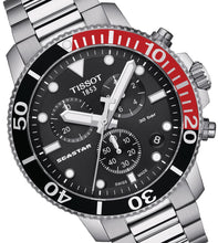 Laden Sie das Bild in den Galerie-Viewer, Tissot Seastar 1000 Chronograph | T1204171105101 | Herrenuhr | Taucheruhr | Quarz | 45,5 mm | Swiss Made | Saphirglas | NEU OVP mit Box &amp; Papieren | 2 Jahre Garantie