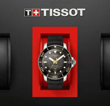 Laden Sie das Bild in den Galerie-Viewer, Tissot Seastar 2000 Professional | T120.607.17.441.01 | Herren-Taucheruhr | 600m Wasserdicht ISO 6425 | Powermatic 80 Automatik | Keramiklünette | Saphirglas | Kautschukband schwarz | NEU OVP mit Box Papiere 2 Jahre Hersteller-Garantie
