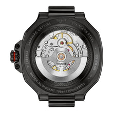 Laden Sie das Bild in den Galerie-Viewer, Tissot T-Race Automatic | T141.807.37.057.00 | Herrenuhr Sport | 41mm Schwarz PVD | Powermatic 80 Automatik mit Nivachron | Saphirglas | Kautschukband schwarz | NEU OVP mit Box Papiere 2 Jahre Hersteller-Garantie
