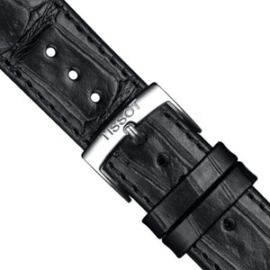 Tissot Carson Premium Powermatic 80 | T122.407.16.051.00 | Herrenuhr | Swiss Made Automatik | 80h Gangreserve | Saphirglas | Lederband schwarz | Zifferblatt schwarz | NEU OVP mit Box & Garantiekarte
