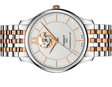 Laden Sie das Bild in den Galerie-Viewer, Tissot T063.907.22.038.01 | Powermatic 80 Open Heart Automatik Herrenuhr | T-Classic | 40 mm Bicolor Edelstahl | Swiss Made