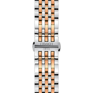 Tissot T063.907.22.038.01 | Powermatic 80 Open Heart Automatik Herrenuhr | T-Classic | 40 mm Bicolor Edelstahl | Swiss Made